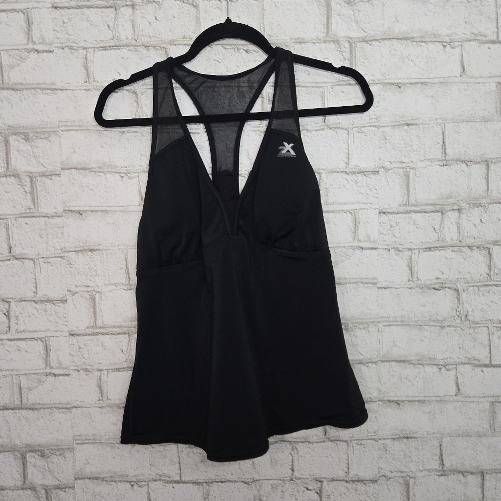 ZeroXposur black‎ swim top
